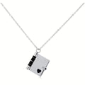 Silver Love Letter Diary Locket Pendant Necklace — PEACORA
