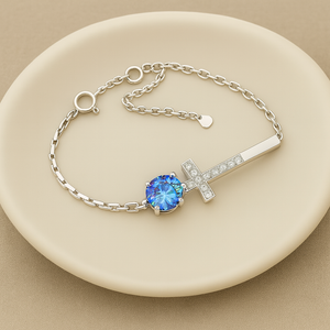 Faithful Radiance Moissanite Bracelet - PEACORA