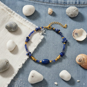 Blue Beaded Bracelet