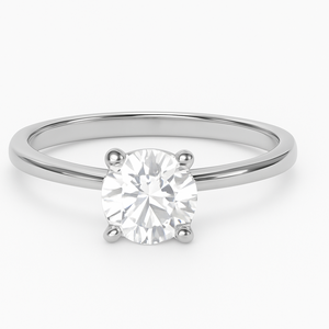Classic Round Solitaire Ring - PEACORA