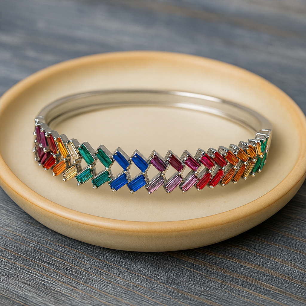 Dazzling Spectrum Bangle - PEACORA