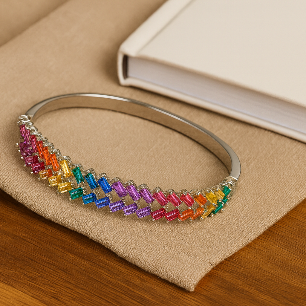 Dazzling Spectrum Bangle - PEACORA