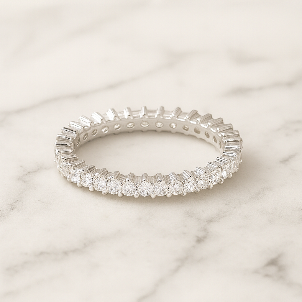 Eternity Crystal Band Ring - PEACORA