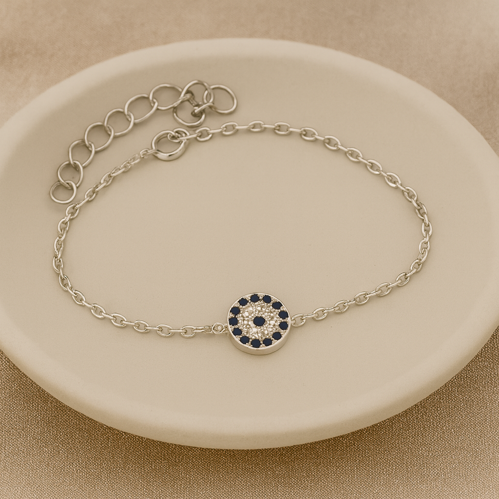 Evil Eye & Cross Bracelet - PEACORA