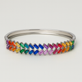 Dazzling Spectrum Bangle - PEACORA