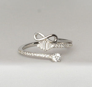 Infinity Bow Promise Ring - PEACORA