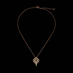 Sprouting Green Gold Necklace - PEACORA