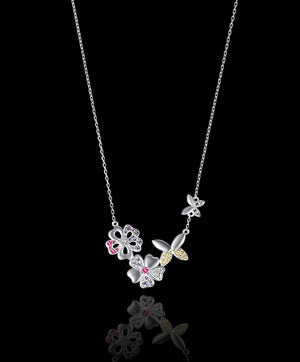 Springtime Beauty Gold Necklace - PEACORA