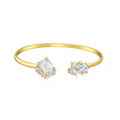 Open to Love Gem Bangle - PEACORA