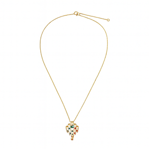 Sprouting Green Gold Necklace - PEACORA