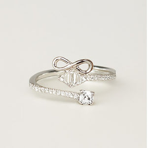 Infinity Bow Promise Ring - PEACORA