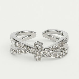 Crossband Cuff Ring - PEACORA