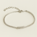 Timeless Sparkle Sterling Silver S925 Bracelet - PEACORA
