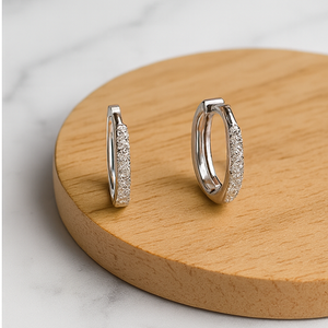 Modern Asymmetrical Link Drop Earrings - PEACORA