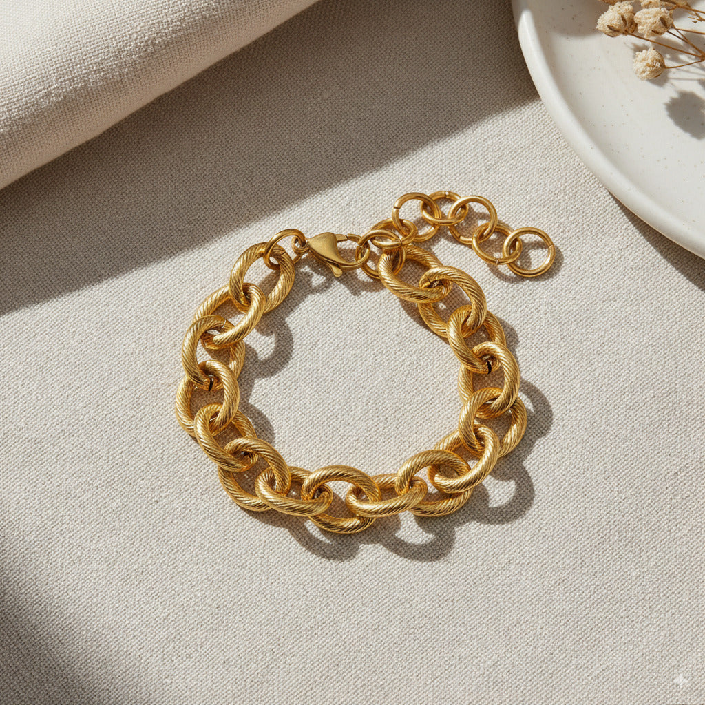 Chunky Link Chain Bracelet 