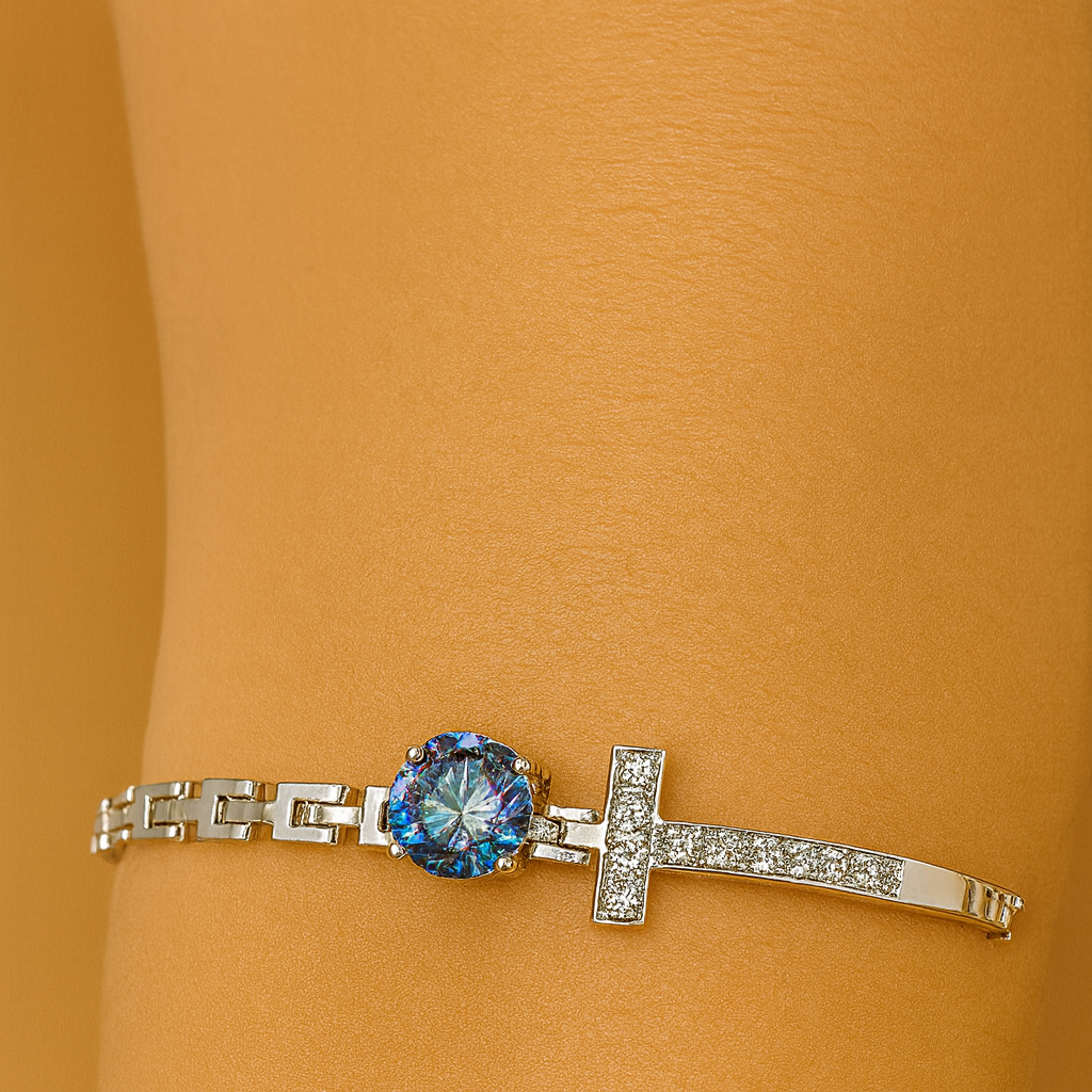 Faithful Radiance Moissanite Bracelet - PEACORA