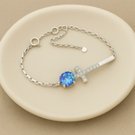 Load image into Gallery viewer, Faithful Radiance Moissanite Bracelet - PEACORA
