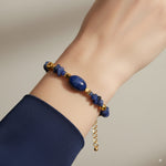 Load image into Gallery viewer, Blue Beaded Bracelet 
