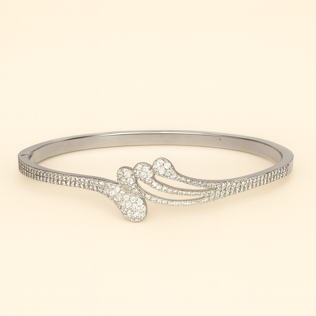 Radiant Waves Bangle - PEACORA