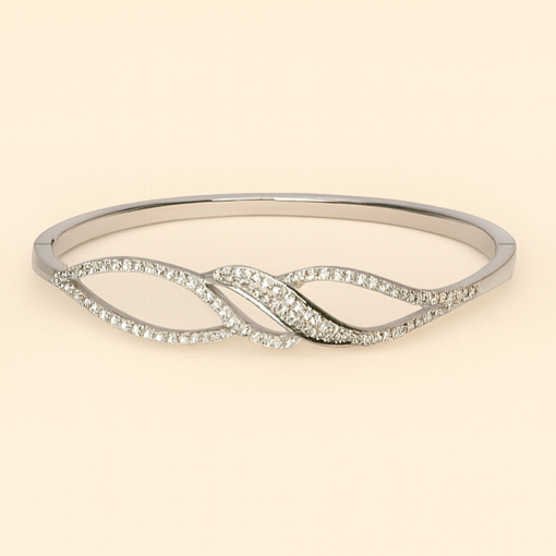 Elegant Stainless Steel Bangle - PEACORA