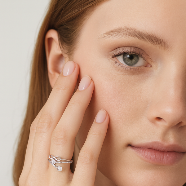 Infinity Bow Promise Ring