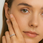 Load image into Gallery viewer, Zigzag Princess-Cut Ring

