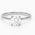 Classic Round Solitaire Ring - PEACORA