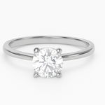 Load image into Gallery viewer, Classic Round Solitaire Ring
