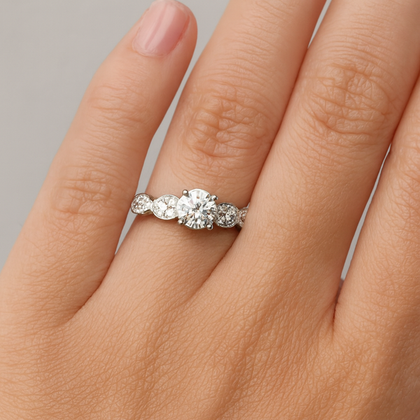 Five-Stone Cluster Accent Ring