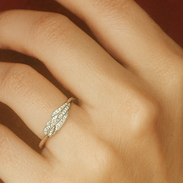Angel Wing Promise Ring