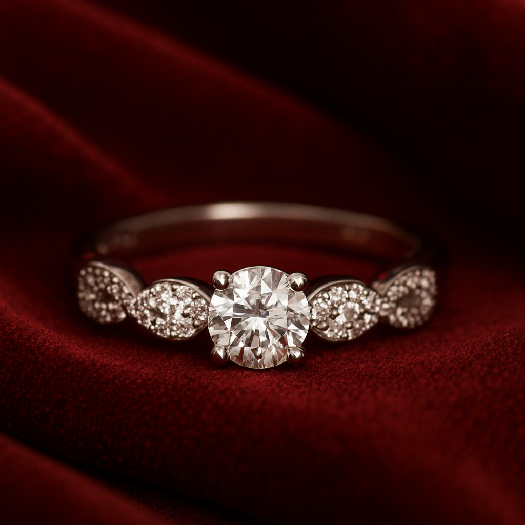 Five-Stone Cluster Accent Ring