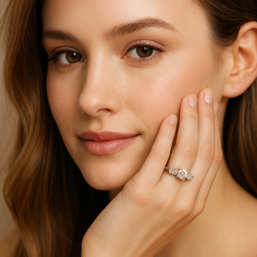 Five-Stone Cluster Accent Ring - PEACORA