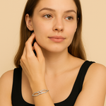 Load image into Gallery viewer, Elegant Stainless Steel Bangle - PEACORA
