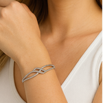 Load image into Gallery viewer, Elegant Stainless Steel Bangle - PEACORA
