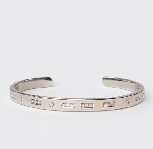 Elegant Radiance Sparkle Bangle - PEACORA