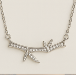 Load image into Gallery viewer, Gold Bamboo-Inspired Pendant Necklace - PEACORA
