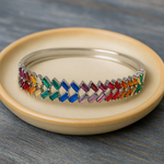 Load image into Gallery viewer, Dazzling Spectrum Bangle - PEACORA
