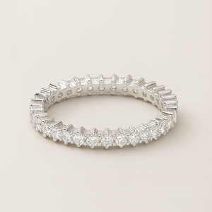 Eternity Crystal Band Ring - PEACORA