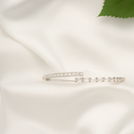 Load image into Gallery viewer, Lustrous Charm Open Elegance Statement Bangle - PEACORA
