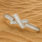 Load image into Gallery viewer, Radiant X- Cross Bangle - PEACORA
