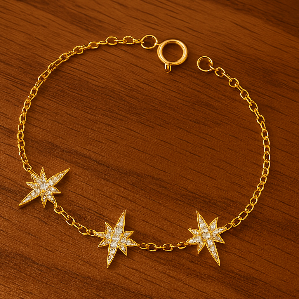 Starburst Gold Vermeil Bracelet - PEACORA