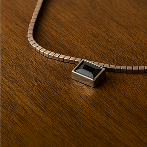 Blazing Black Tennis Anklet - PEACORA