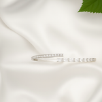 Load image into Gallery viewer, Open Elegance Hinged Bangle - PEACORA
