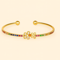 Floral Bliss Bangle - PEACORA