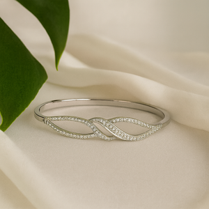 Elegant Stainless Steel Bangle - PEACORA