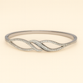 Elegant Stainless Steel Bangle - PEACORA