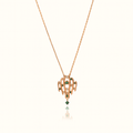 Sprouting Green Gold Necklace - PEACORA