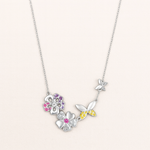 Load image into Gallery viewer, Springtime Beauty Gold Necklace - PEACORA
