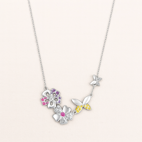 Springtime Beauty Gold Necklace - PEACORA