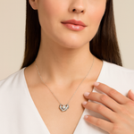 Load image into Gallery viewer, Floating Wings Embrace Pendant Necklace - PEACORA
